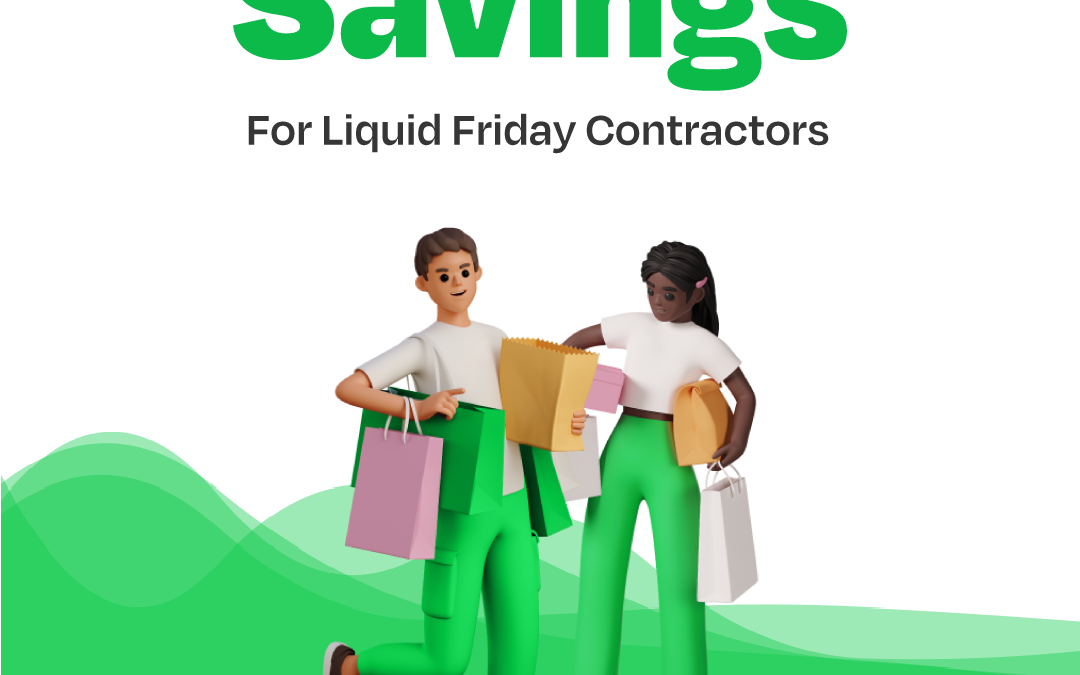 Supermarket savings for Liquid Friday contractors